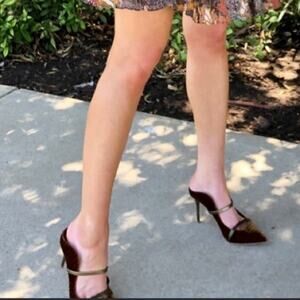 #MALONE SOULIERS "Maureen" Double Band Mule 37.5